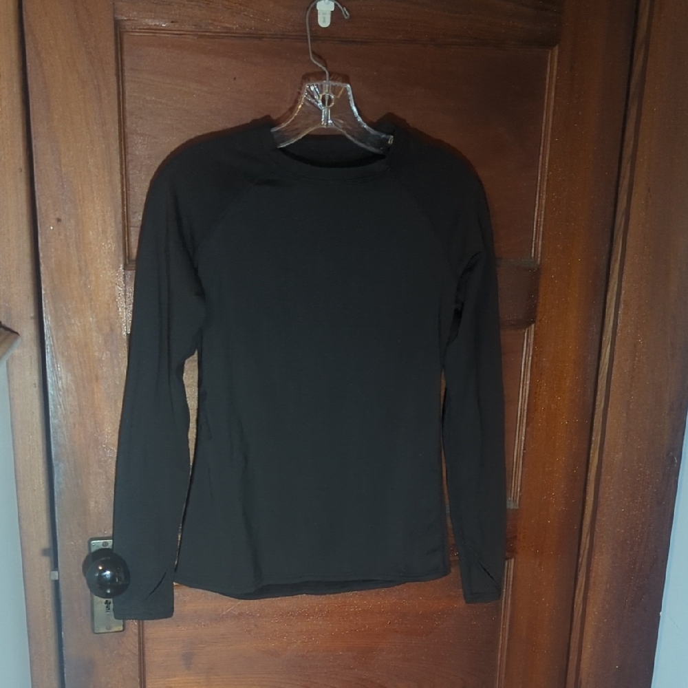 Black Thermal Athletic Top